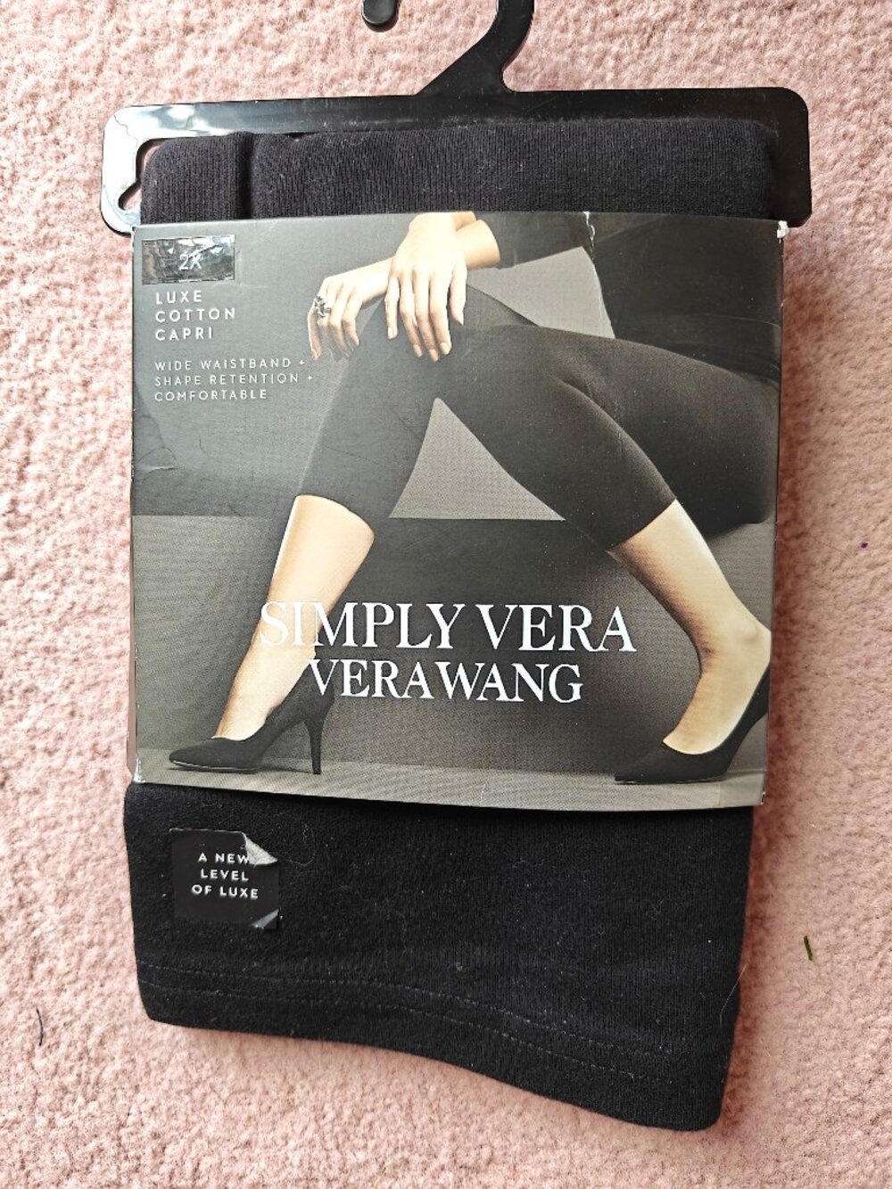 Simply Vera Wang Cotton/Spandex Capri, size 2X, NWT